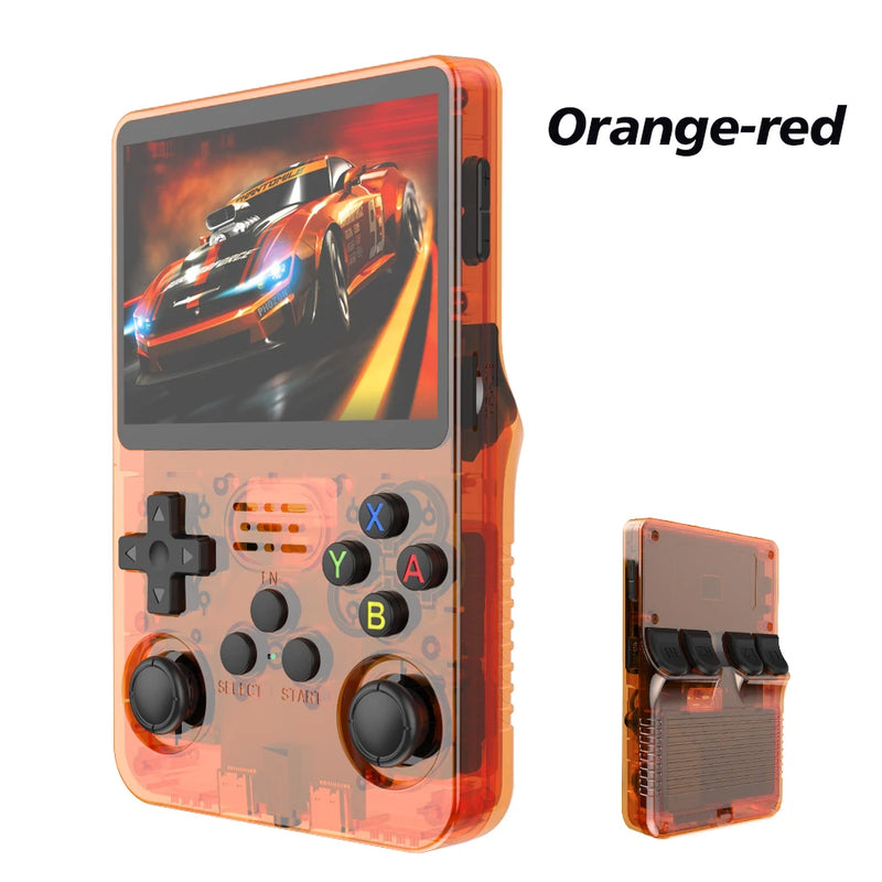 BOYHOM R36S Retro Handheld Video Game Console with Linux System, 3.5-Inch IPS Screen, and 64GB Preloaded Games