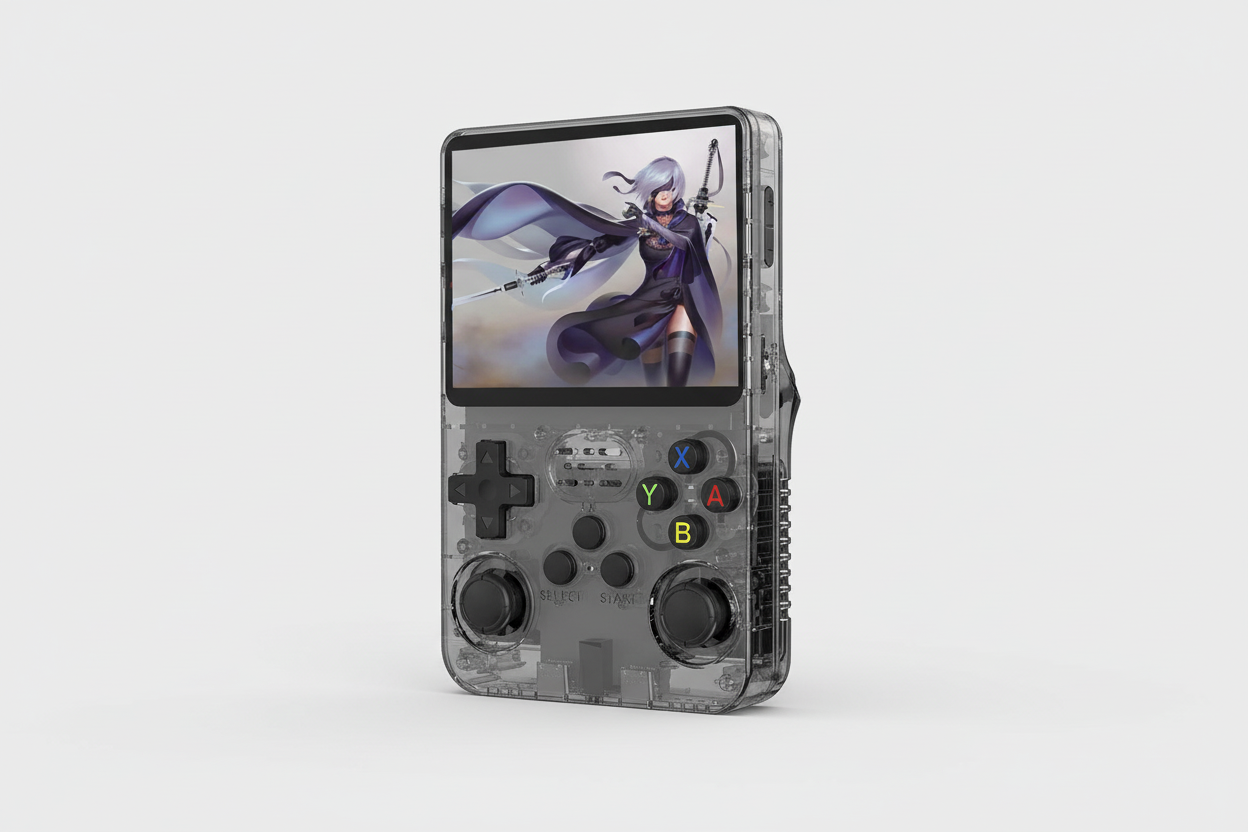 BOYHOM R36S Retro Handheld Gaming Console – Linux System, 3.5″ IPS Display