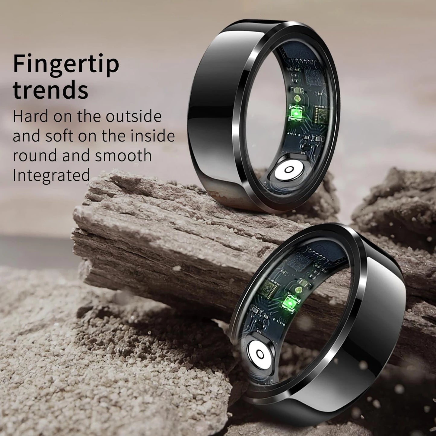 LIFEBEE R6 Smart Couple's Ring with Health Monitoring and Multi-Sport Modes