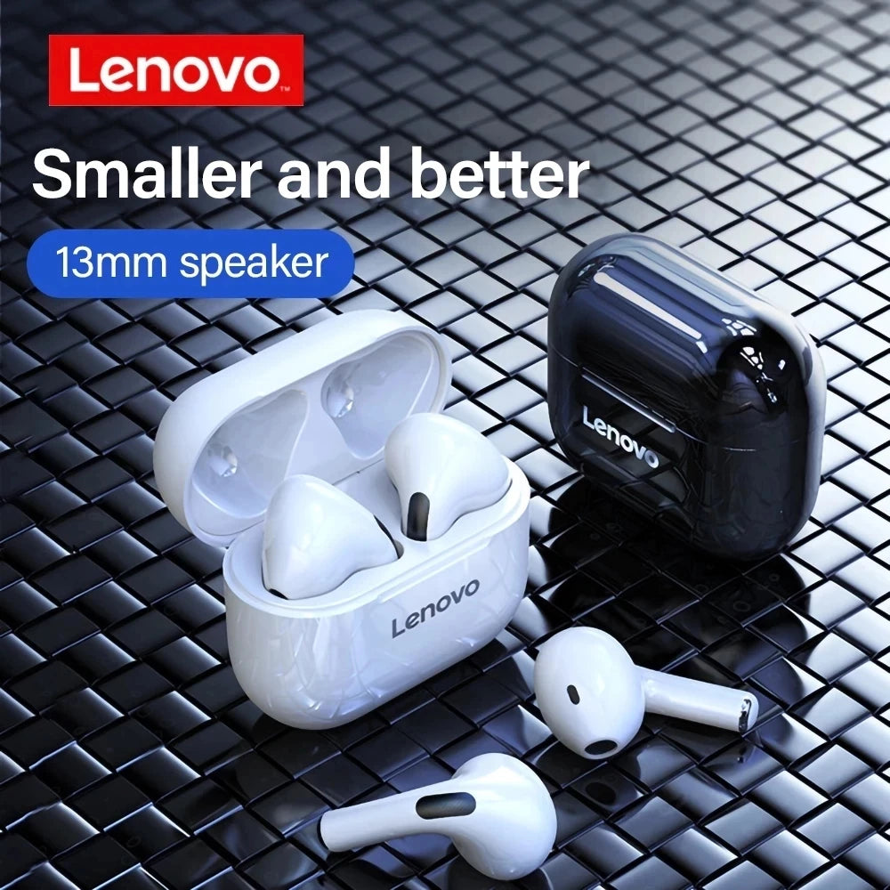 Lenovo LP40 Wireless TWS Bluetooth Earbuds with Touch Control - Stereo Headset for Android Phones