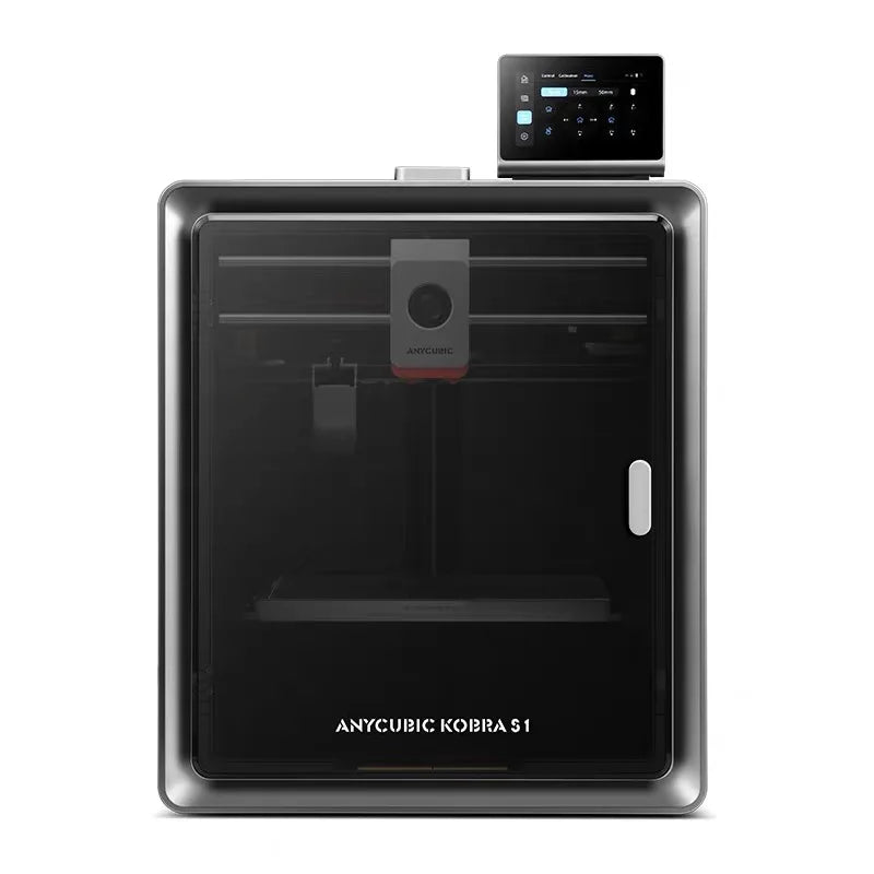 Anycubic Kobra S1 Combo Multi-Color 3D Printer - Unleash Your Creativity with High Precision Core XY Technology, Exceptional Speed up to 600 mm/s, and Generous Build Volume of 250 x 250 x 250 mm.