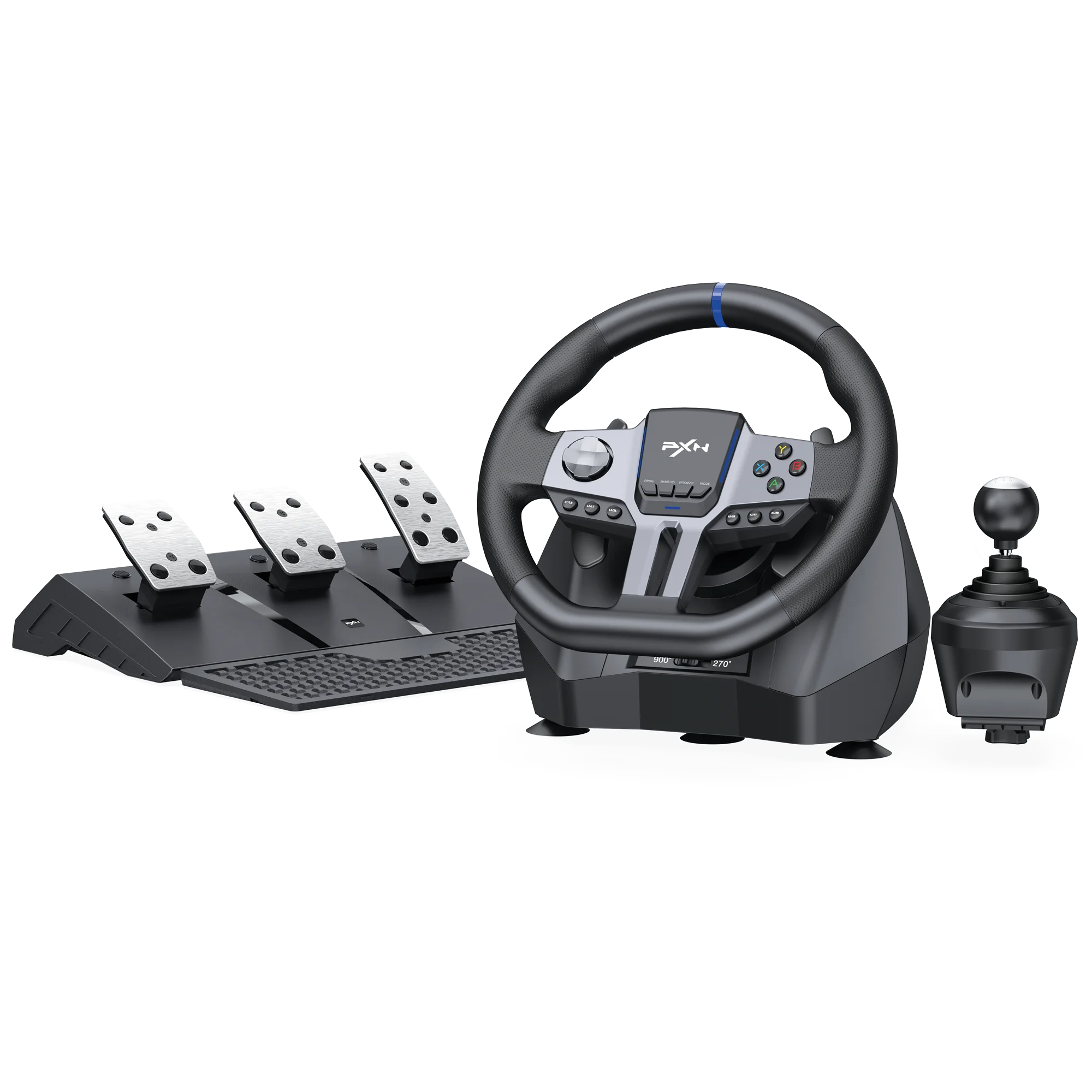 V9 Gen2 Professional Gaming Steering Wheel with 270°/900° Rotation for PS4, PS3, PC (Windows 8, 10, 11), Switch, Xbox One, and Xbox Series X/S