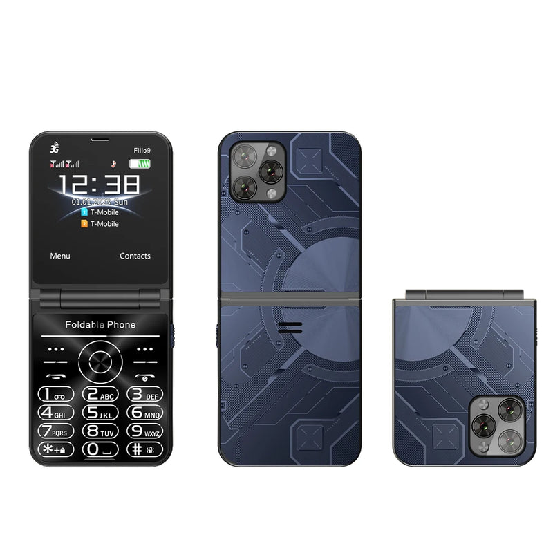 SERVO Flilo9 Foldable Dual SIM Mobile Phone