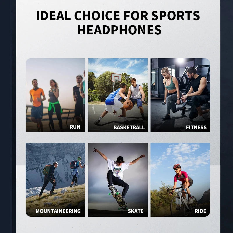 Mijia Bone Conduction Bluetooth 5.3 Sports Earphones - Waterproof Wireless Headset with Ear Hook for Running and Driving
