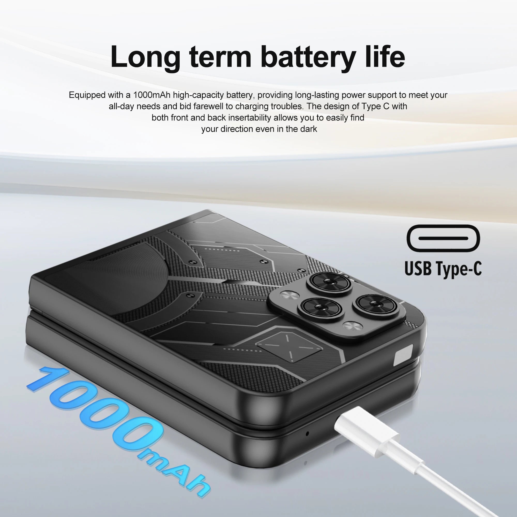 SERVO Flilo9 Foldable Dual SIM Mobile Phone