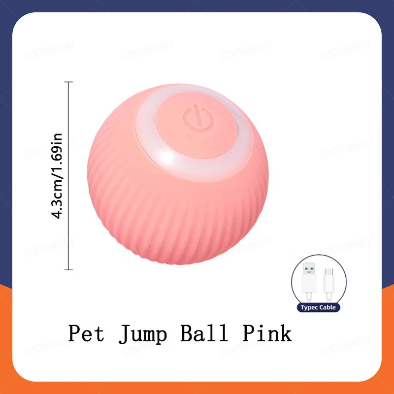 Automatic Interactive Smart Cat Toy - USB Rechargeable Rolling Ball and Mouse Car Teaser