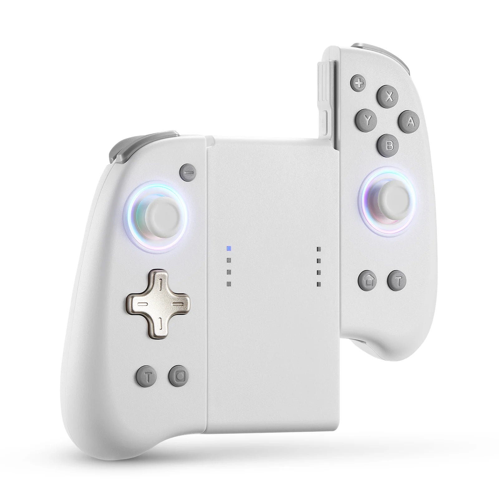 RGB Slim Edition Gamepad Controller for Nintendo Switch/OLED with Ergonomic Non-Slip Design and TURBO Dual Vibration Features.