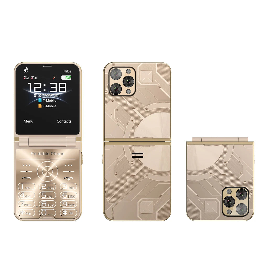 SERVO Flilo9 Foldable Dual SIM Mobile Phone