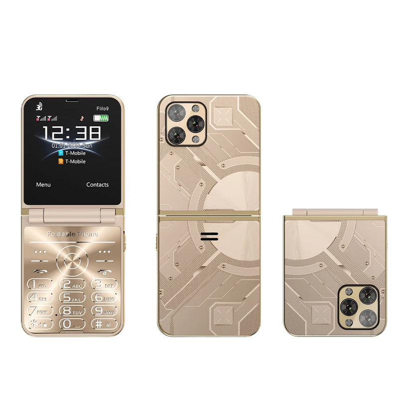 SERVO Flilo9 Foldable Dual SIM Mobile Phone