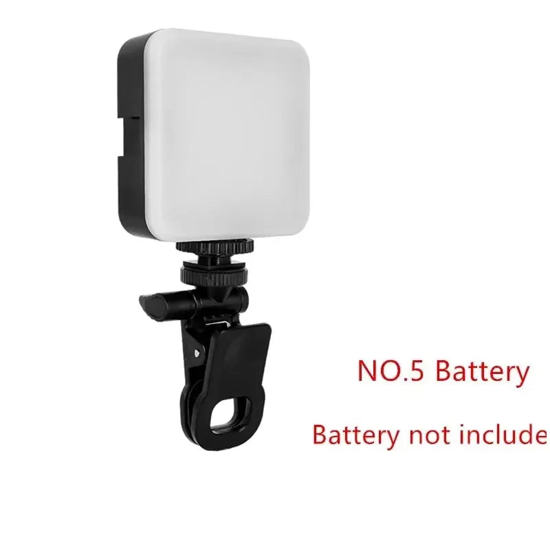 Portable LED Selfie Light for Mobile Devices and Laptops