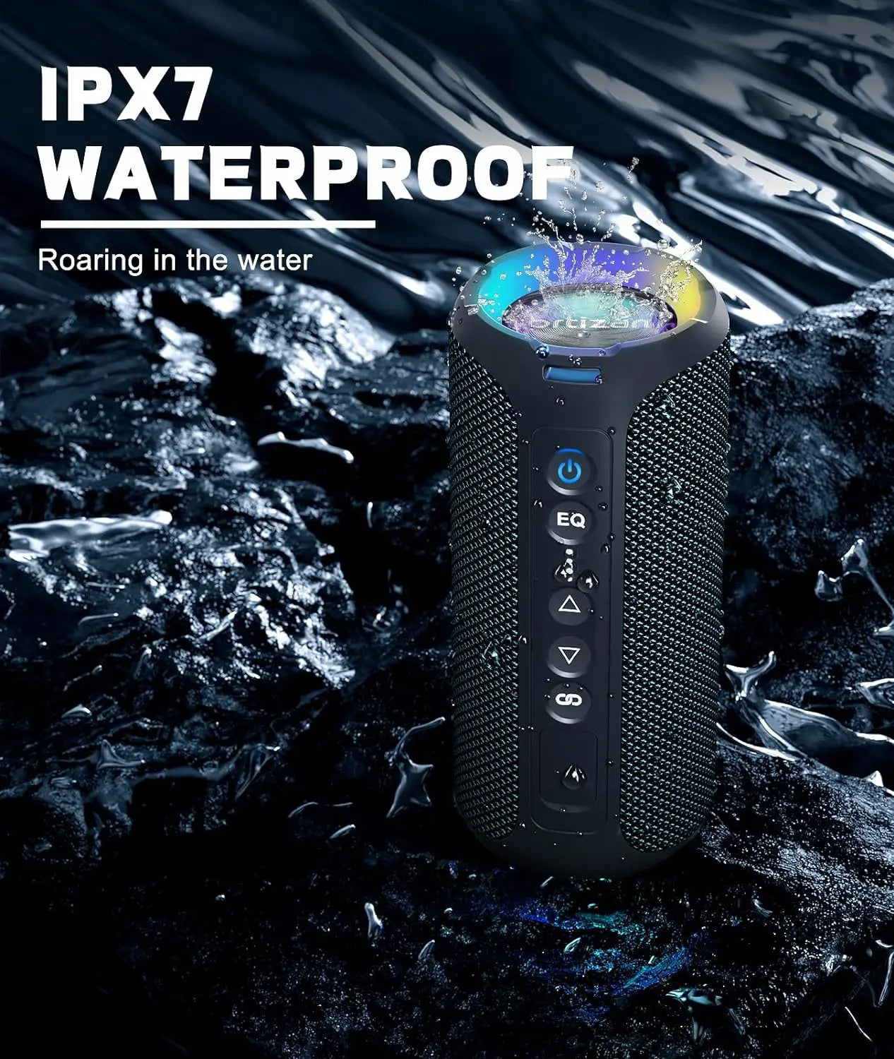Ortizan 40W Enhanced Bass Portable Bluetooth Speaker