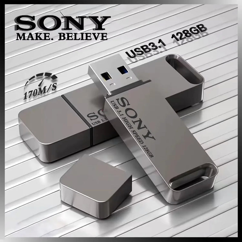 Sony 2TB USB 3.1 Type-C High-Speed Waterproof Flash Drive for Data Transfer between PC and Mobile Devices
