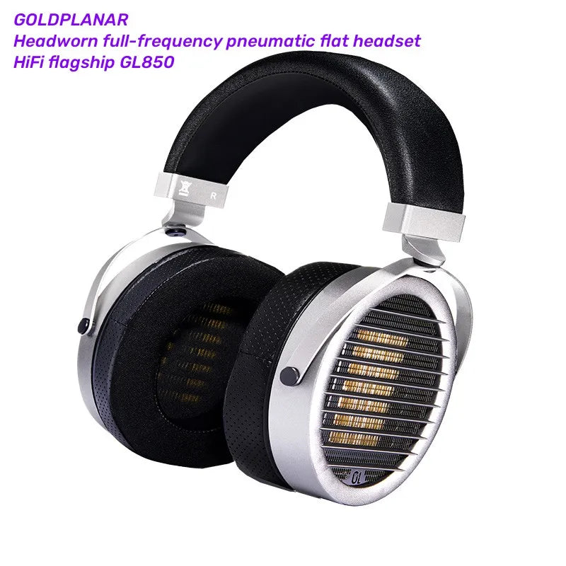 GOLDPLANAR GL850 High-Fidelity Head-Mounted Full-Frequency Pneumatic Flat-Panel Headset