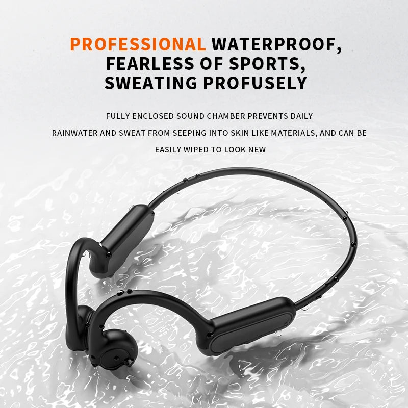 Mijia Bone Conduction Bluetooth 5.3 Sports Earphones - Waterproof Wireless Headset with Ear Hook for Running and Driving