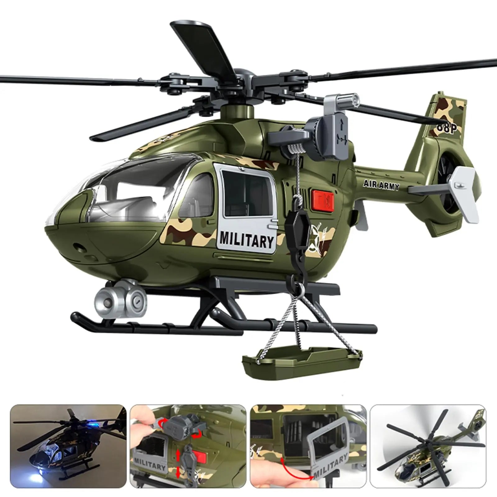 LKCOMO Helicopter and Airplane Toy Set