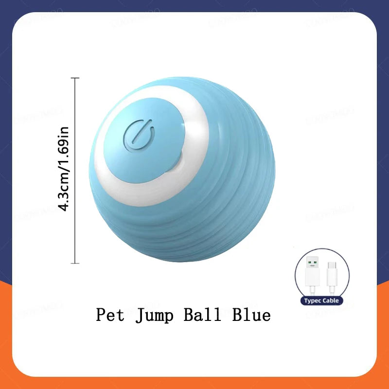 Automatic Interactive Smart Cat Toy - USB Rechargeable Rolling Ball and Mouse Car Teaser