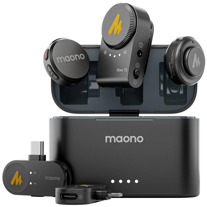 Maono Wave T5 Wireless Lapel Microphone