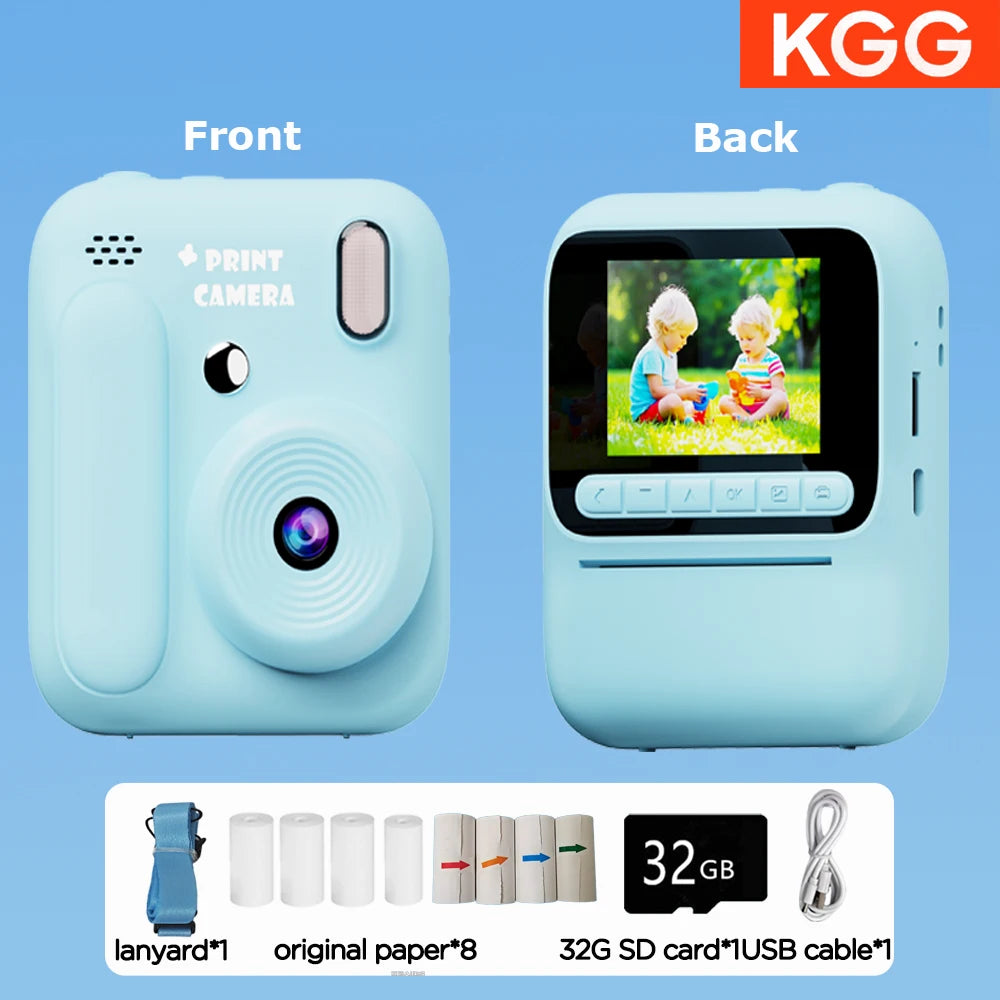 1080p Instant Camera with Color Printing