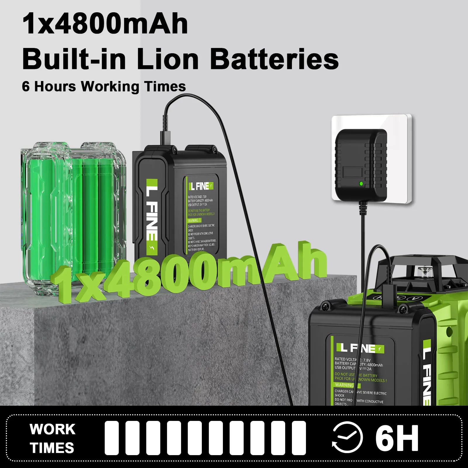 WEIDDW LFINE 3D/4D Laser Level with Remote Control