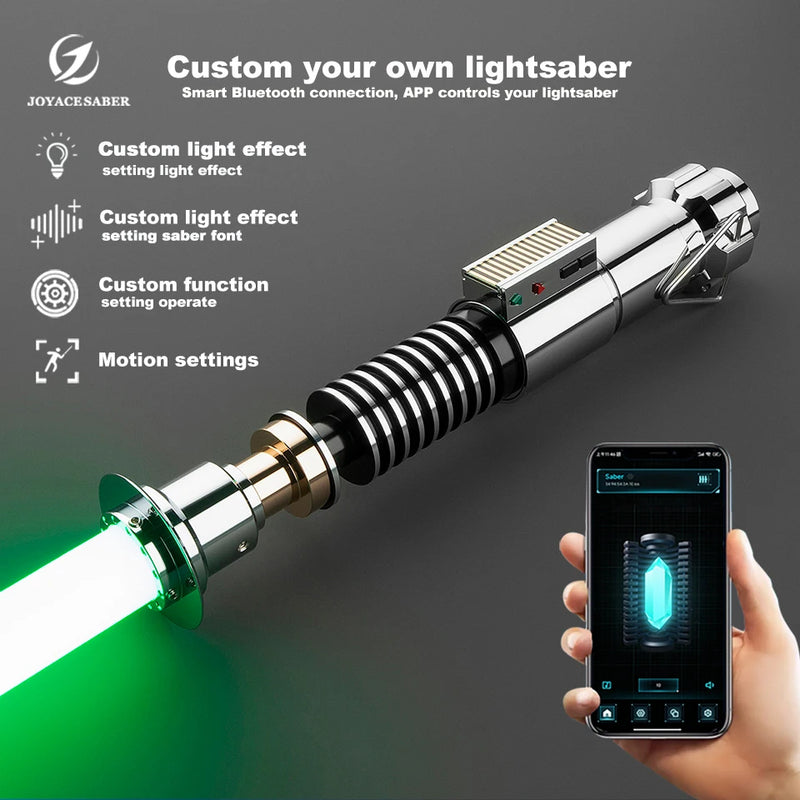 Luke Skywalker Xenopixel Lightsaber with Metal Handle - Professional Cosplay and Dueling Laser Sword