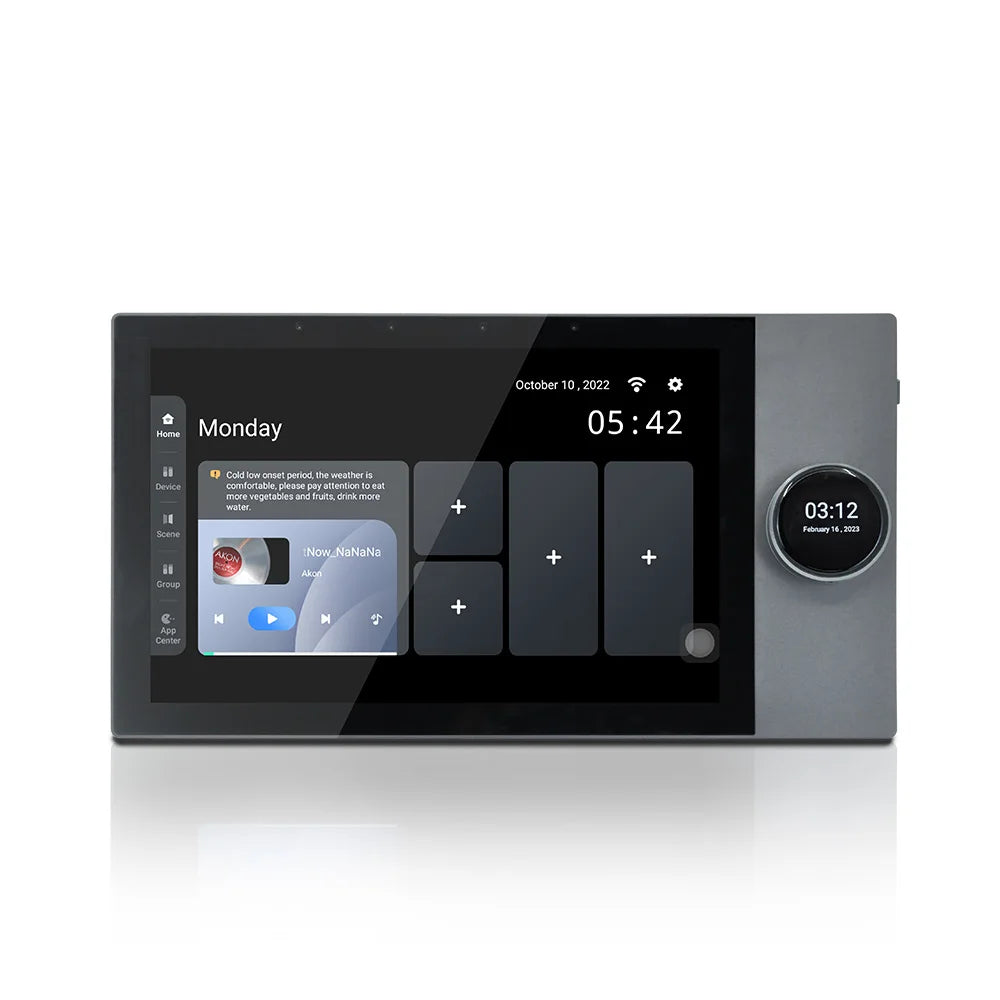 Smart Home Gateway Control Panel with 10-Inch High-Definition Touch Screen Wifi and Bluetooth | for Smart Home and Home Theater | Zigbee and Tuya Integrations.