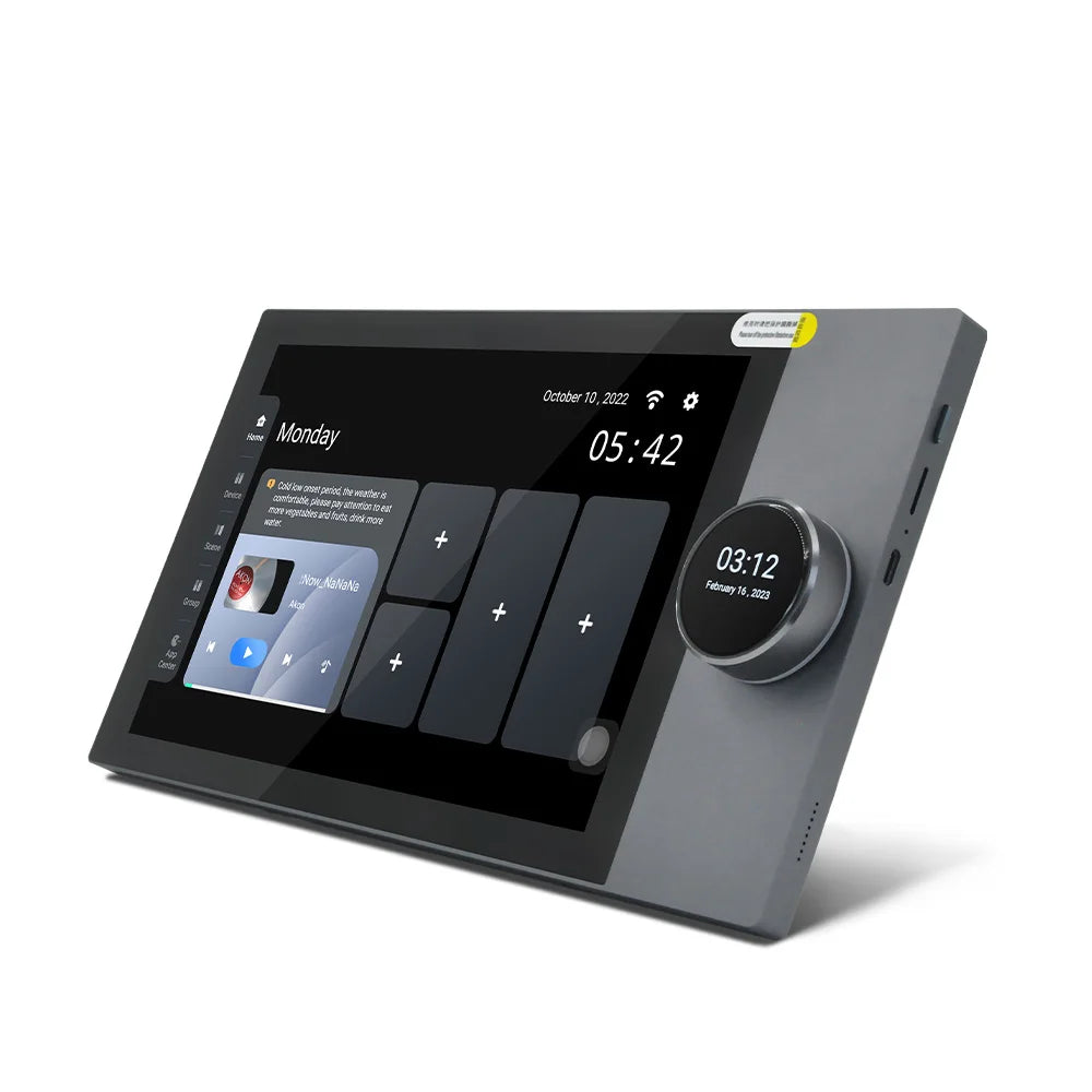 Smart Home Gateway Control Panel with 10-Inch High-Definition Touch Screen Wifi and Bluetooth | for Smart Home and Home Theater | Zigbee and Tuya Integrations.