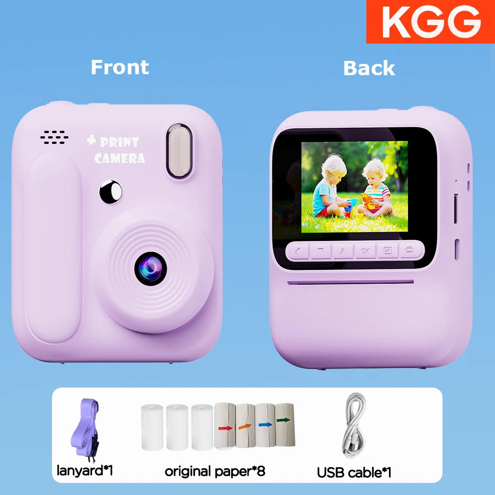 1080p Instant Camera with Color Printing