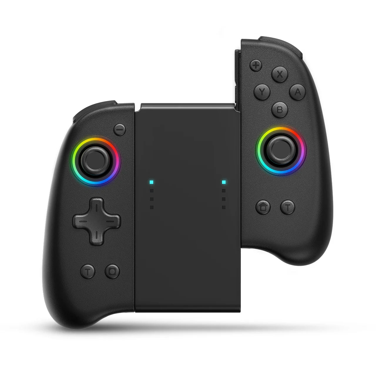 RGB Slim Edition Gamepad Controller for Nintendo Switch/OLED with Ergonomic Non-Slip Design and TURBO Dual Vibration Features.
