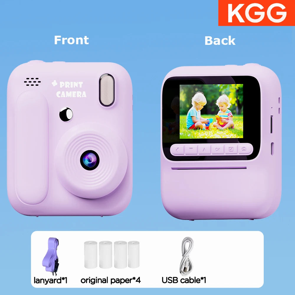 1080p Instant Camera with Color Printing