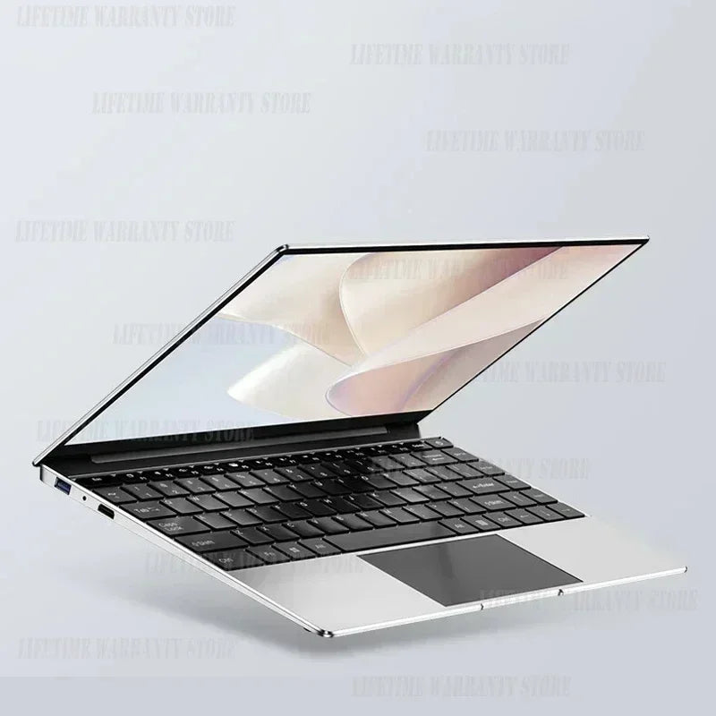 14.1" Ultra Slim Laptop with 16GB RAM, 2TB SSD, Intel N3700, 1920x1080 Display, Windows 11 Pro - Ideal for Gaming and Office Use