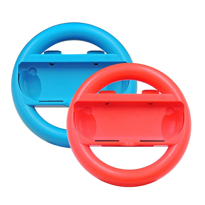 2-Pack Game Steering Wheel Controller Grip for Joy-Cons