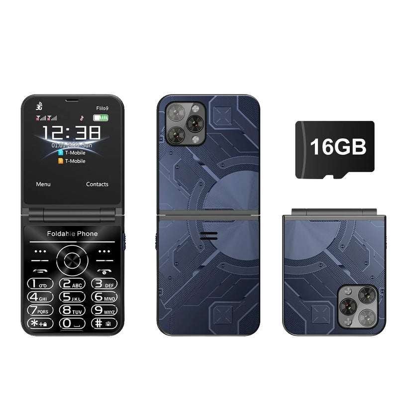 SERVO Flilo9 Foldable Dual SIM Mobile Phone