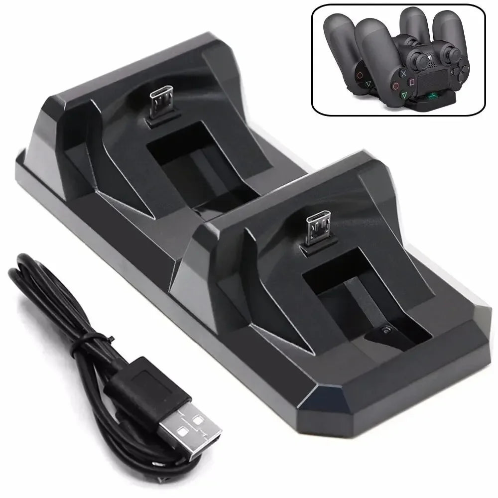 USB Dual Charging Dock for PS4 Controllers