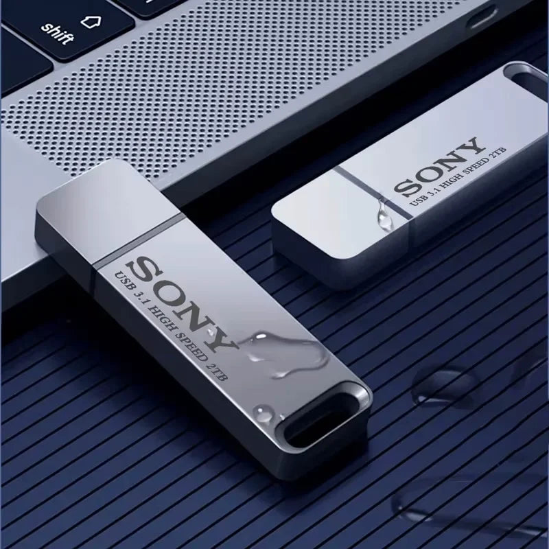 Sony 2TB USB 3.1 Type-C High-Speed Waterproof Flash Drive for Data Transfer between PC and Mobile Devices