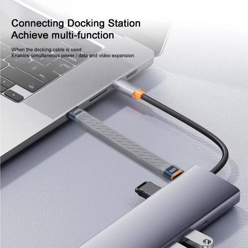 240W 40GB Short USB-C to USB-C Fast Charging Cable with 40Gbps Data Transfer and 8K Video Support.