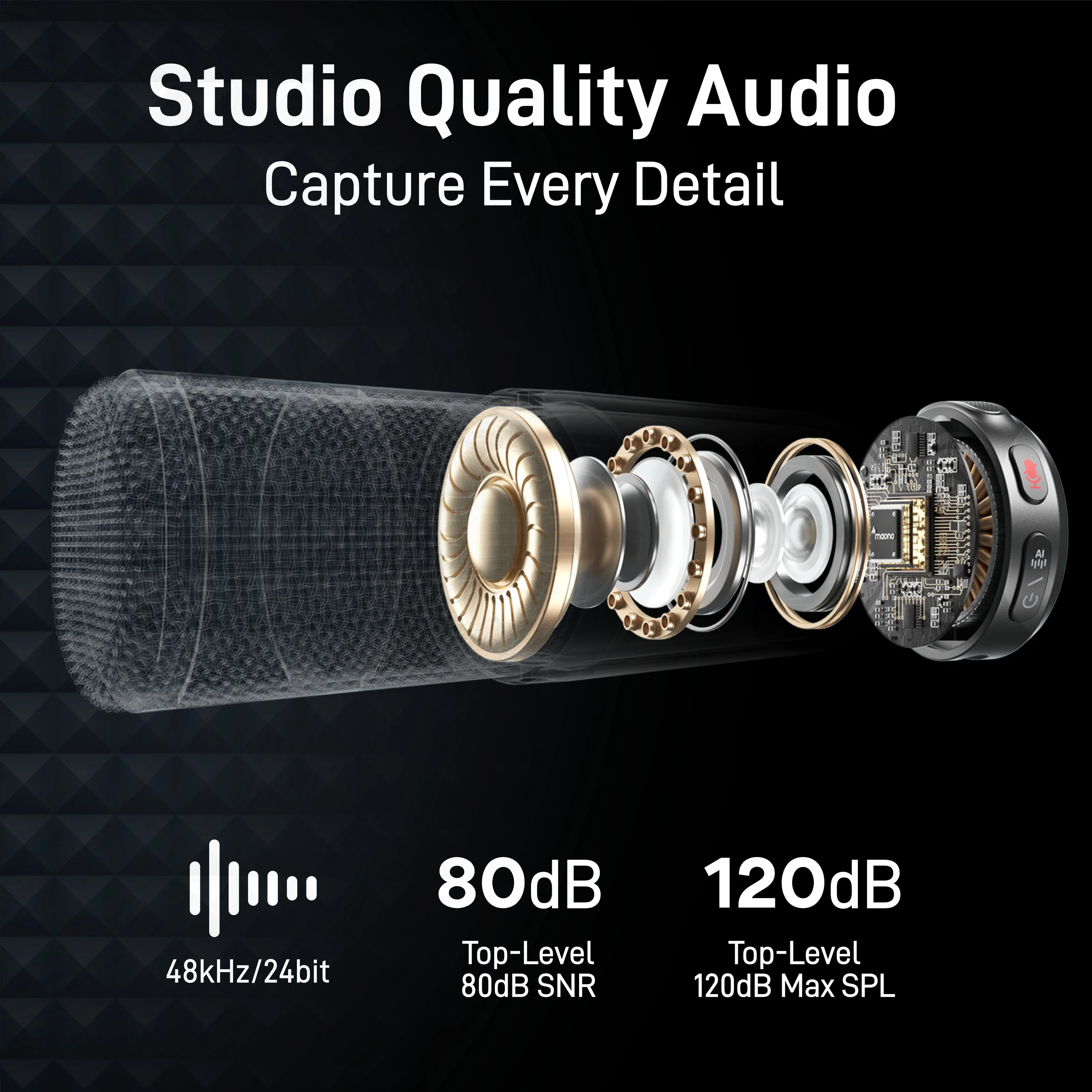 Maono Wave T5 Wireless Lapel Microphone