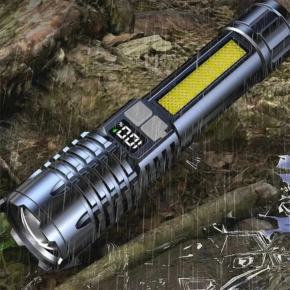 TYPE-C Rechargeable COB LED Flashlight