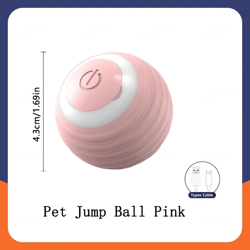Automatic Interactive Smart Cat Toy - USB Rechargeable Rolling Ball and Mouse Car Teaser