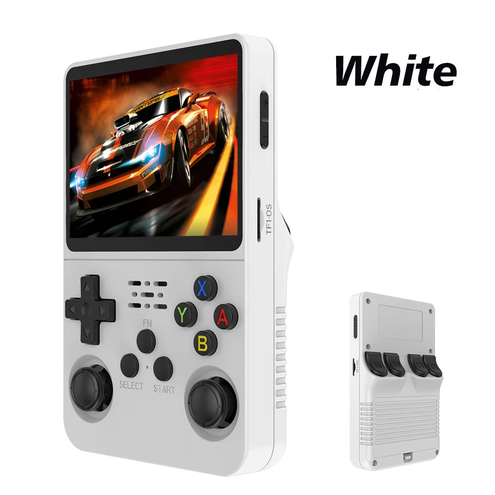 R36S Retro Handheld Video Game Console with Linux System, 3.5-Inch IPS Screen, 64GB Storage, and 15,000 Pre-Loaded Games.