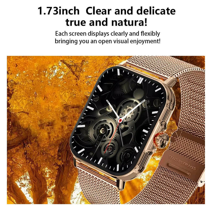 2024 Smartwatch for Men and Women - Full Touch Screen Fitness Tracker with Bluetooth Calling Function.