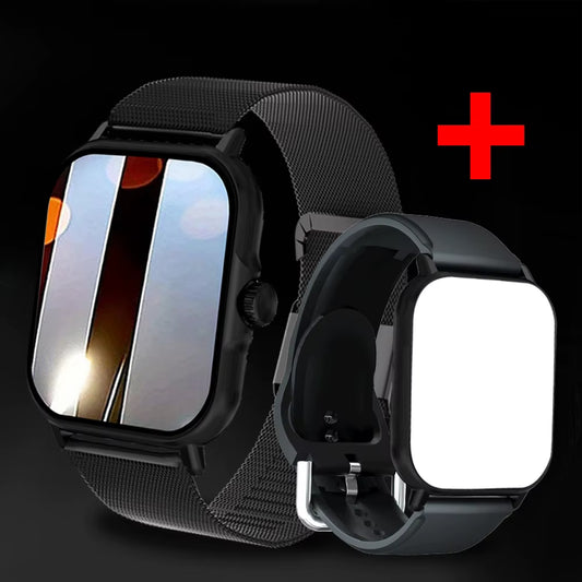 2024 Smartwatch for Men and Women - Full Touch Screen Fitness Tracker with Bluetooth Calling Function