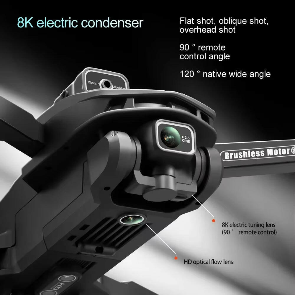 For Xiaomi V168 Drone 8K 5G GPS Professional HD Aerial Photography Dual-Camera Omnidirectional Obstacle Avoidance Drone Original.