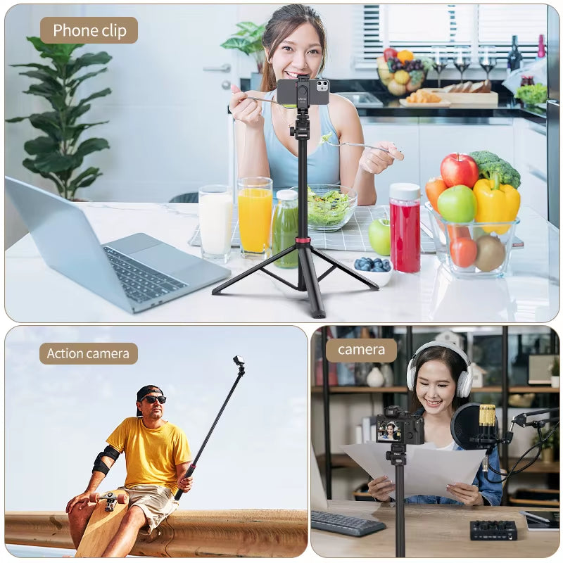 Ulanzi MT-79 Extendable Tripod with 1/4" Screw for DSLR Cameras, Smartphones, Fill Lights, and Microphones