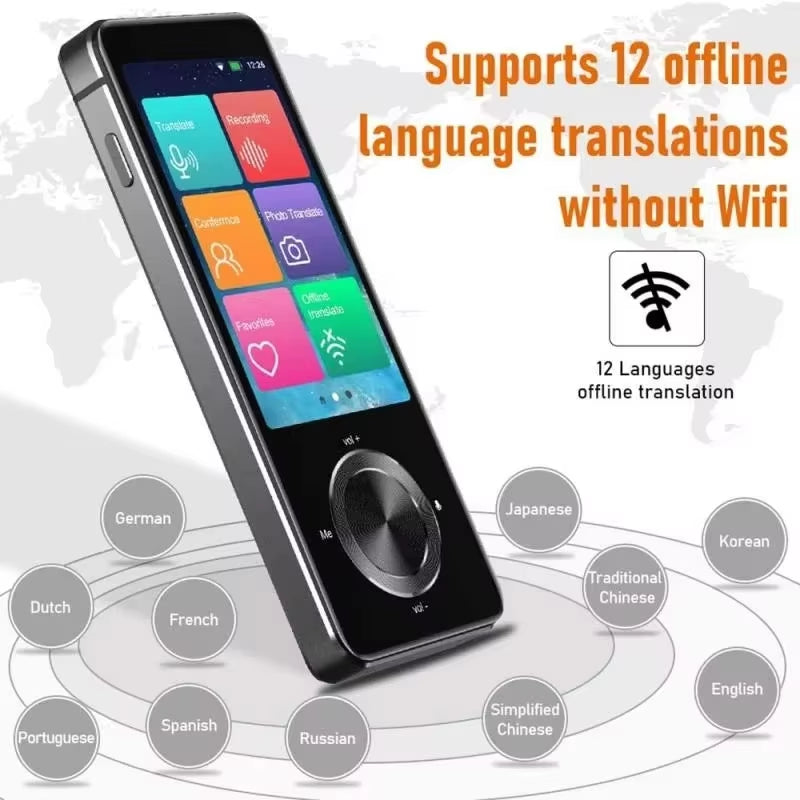 2025 New Upgrade M9 Instant Voice Translator Portable Language in Real-Time Smart Translator Supports 16 Offline Languages