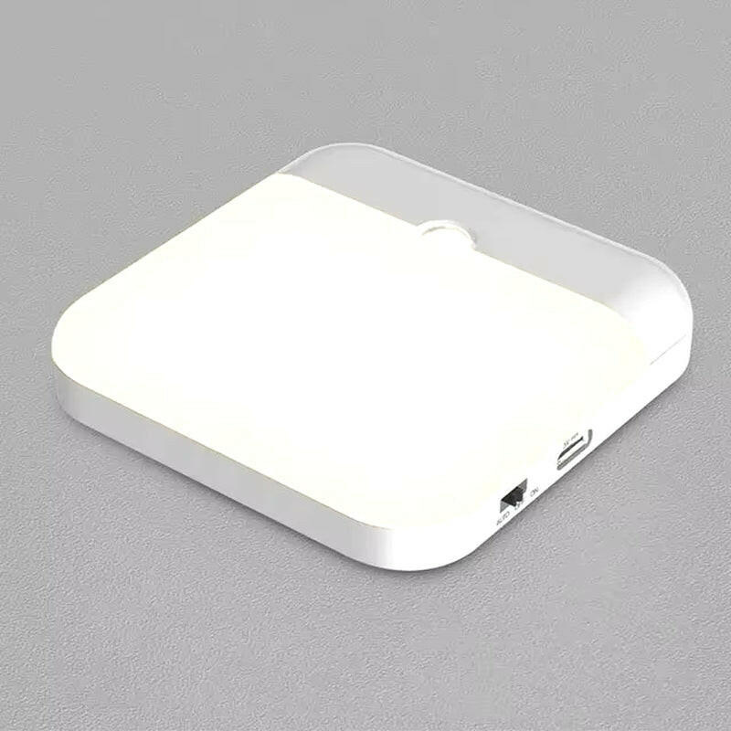 LED Motion Sensor Light Wireless LED Night Light Type C Rechargeable Night Light Cabinet Wardrobe Lamp Staircase for Kitchen LED.