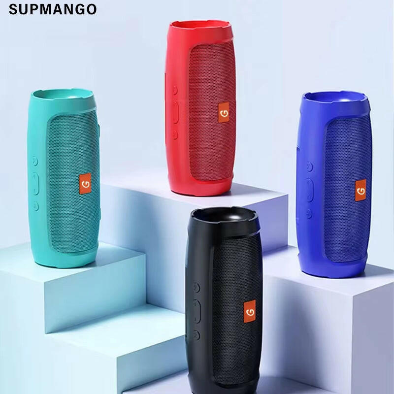 BT Speaker Dual Speaker Stereo Outdoor Tfusb Playback Fm Voice Broadcasting Portable Subwoofer 50 Wireless Speaker.