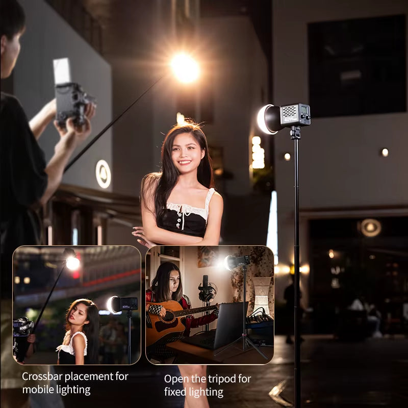 Ulanzi MT-79 Extendable Tripod with 1/4" Screw for DSLR Cameras, Smartphones, Fill Lights, and Microphones