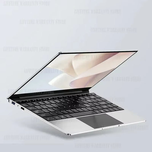 14.1" Ultra Slim Laptop with 16GB RAM, 2TB SSD, Intel N3700, 1920x1080 Display, Windows 11 Pro - Ideal for Gaming and Office Use