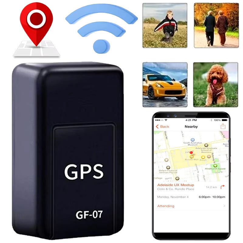 GPS Locator GF-07: Compact and Accurate Vehicle Tracking Device with Easy Installation and Remote Positioning