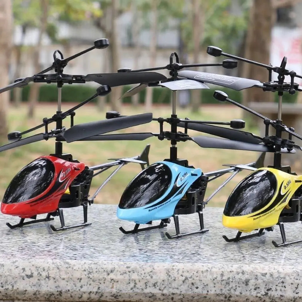 Exciting Mini Remote Control Helicopter Drone with Vibrant Flashing Lights for Kids.